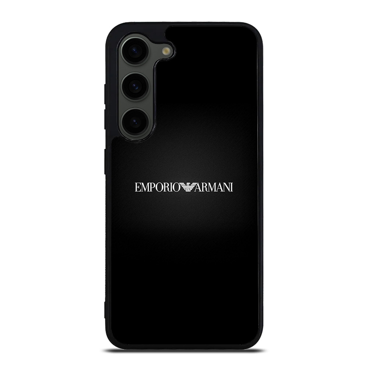 EMPORIO ARMANI LOGO BLACK Samsung Galaxy S23 Plus Case